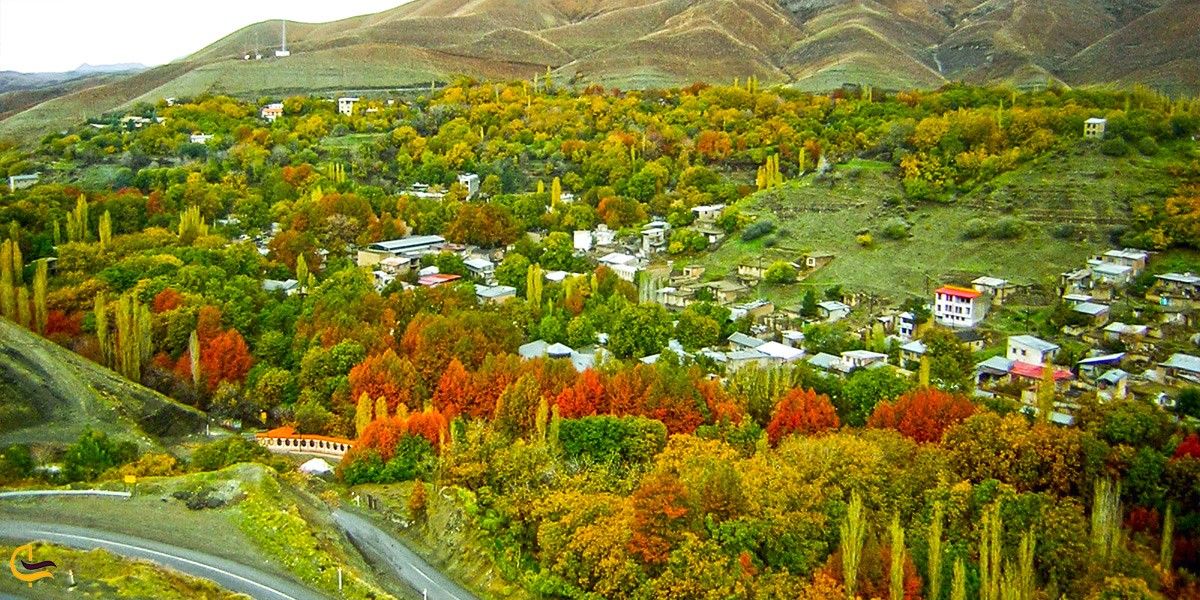 نمای کردان از بالا